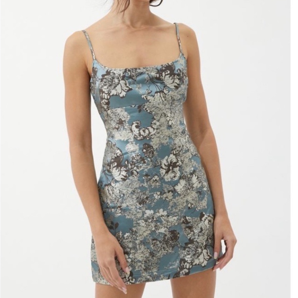 Urban Outfitters Monette Jacquard Mini Dress